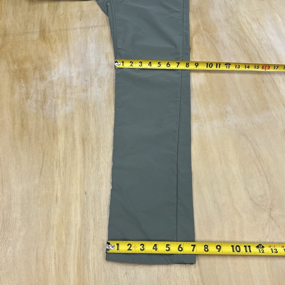 Western Rise Evolution Chino Pants Mens 31x31 Slim Fit Straight Leg‎ Green - Picture 7 of 13